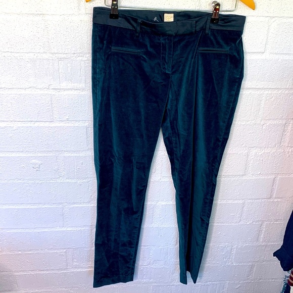 True Royal Blue Velvet Luxury Pants size 42 - Picture 3 of 8